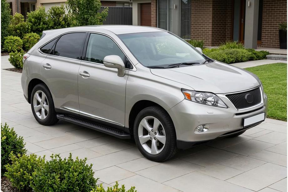 Lexus RX 2009–2015 Boční nášlapy Allmond Black (2 ks, hliník) Image