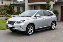 Lexus RX 2009–2015 Boční prahy Tayga Black (2 ks, hliník) fotografie 1