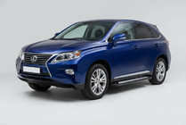 Lexus RX 2009–2015 Boční nášlapy New Vision Black (2 ks, hliník) fotografie 1