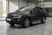 Lexus RX 2009–2015 Boční nášlapy New Vision Grey (2 ks, hliník) fotografie 1