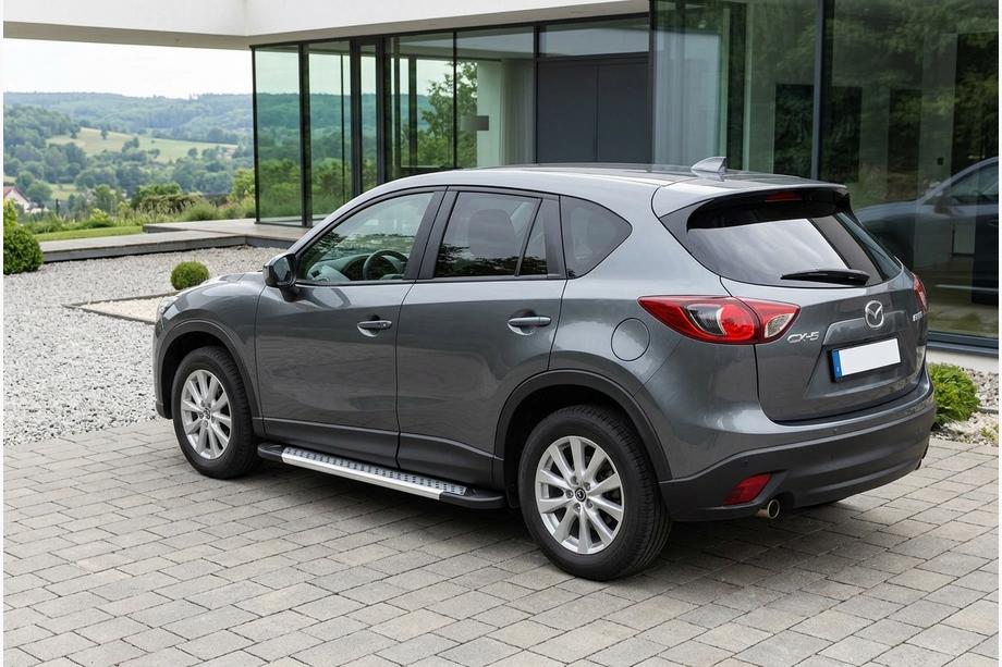 Mazda CX-5 2012–2017 Boční prahy New Vision Grey (2 ks., hliník) Image