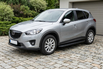 Mazda CX-5 2012–2017 Boční nášlapy Tayga Black (2 ks, hliník) fotografie 1