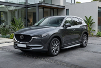 Mazda CX-5 2017–2025 Boční prahy New Vision Grey (2 ks., hliník) fotografie 1