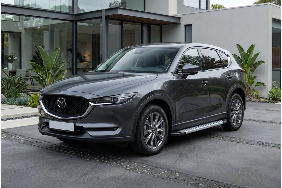 Mazda CX-5 2017–2025 Boční prahy New Vision Grey (2 ks., hliník) Image