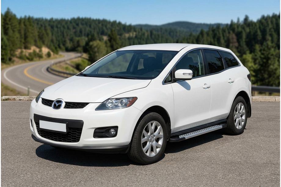 Mazda CX-7 2006–2012 Boční prahy New Vision Grey (2 ks., hliník) Image