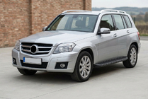 Mercedes GLK třída X204 2008–2015 Boční nášlapy Tayga Black (2 ks, hliník) fotografie 1