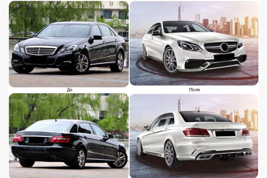 Mercedes E-Class W212 2009–2016 Facelift kit na E63 AMG 2016 Fotografie 3