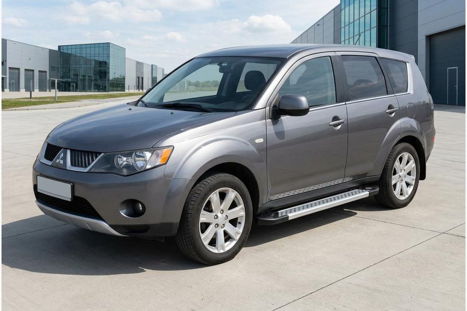 Mitsubishi Outlander 2006–2012 Boční nášlapy New Vision Grey (2 ks, hliník) Image