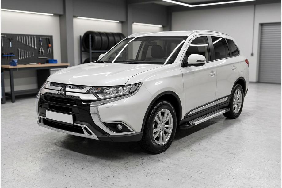 Mitsubishi Outlander 2012–2021 Boční prahy New Vision Grey (2 ks., hliník) Image