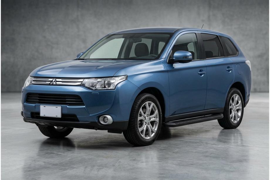 Mitsubishi Outlander 2012–2021 Boční nášlapy Tayga Black (2 ks, hliník) Image