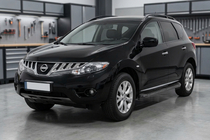 Nissan Murano 2008–2014 Boční nášlapy Tayga Black (2 ks, hliník) fotografie 1