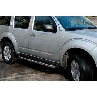 Boční nášlapy BlackLine (2 ks, hliník) Nissan Pathfinder R51 2005–2014 fotografie 1