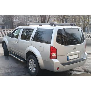 Boční nášlapy BlackLine (2 ks, hliník) Nissan Pathfinder R51 2005–2014 fotografie 3