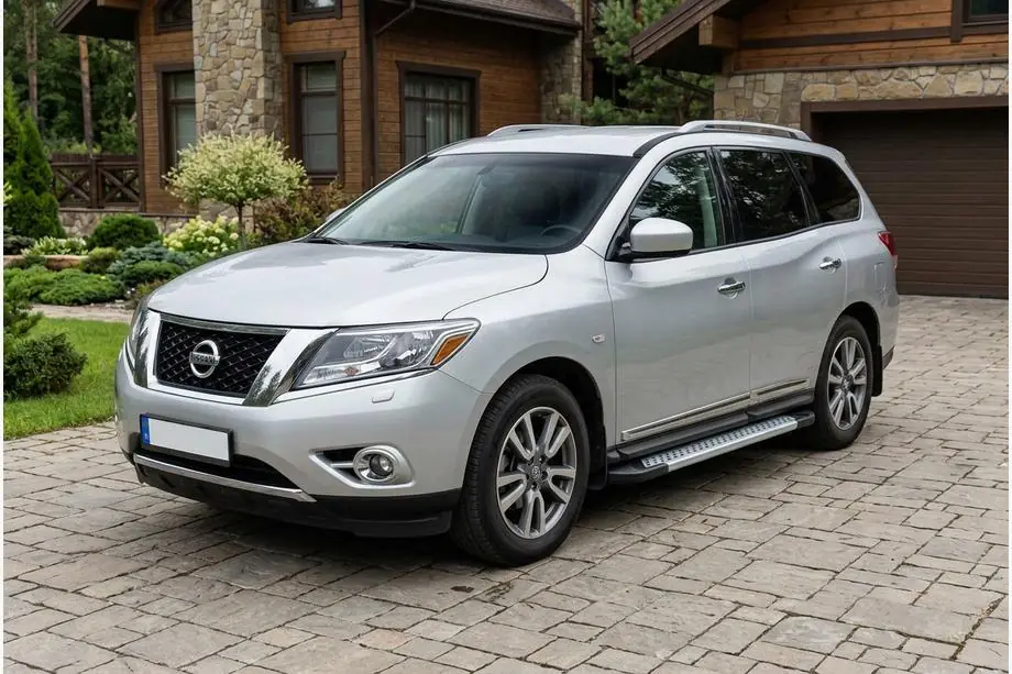Nissan Pathfinder R52 2012–2021 Boční prahy New Vision Grey (2 ks., hliník) Image