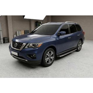 Boční prahy BlackLine (2 ks, hliník) Nissan Pathfinder R52 2012–2021 fotografie 1
