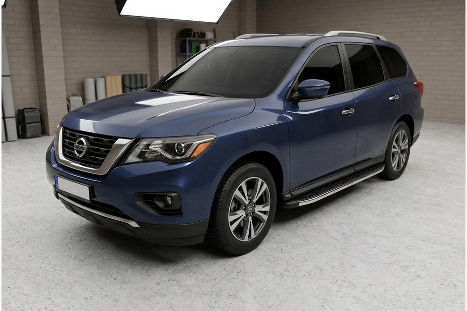 Nissan Pathfinder R52 2012–2021 Boční prahy BlackLine (2 ks, hliník) Image