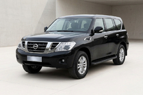 Nissan Patrol Y62 2010–2024 Boční nášlapy Tayga Black (2 ks, hliník) fotografie 1