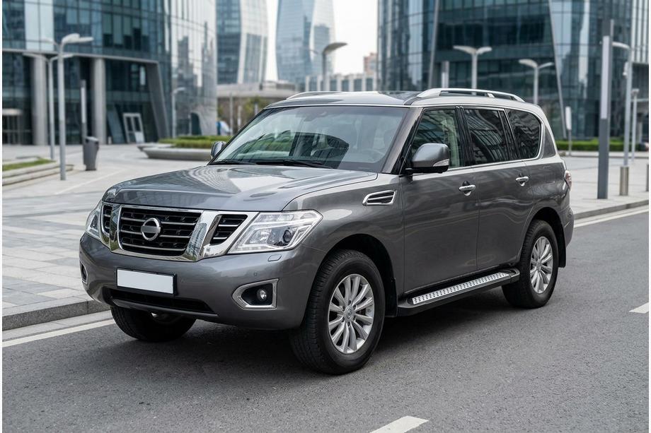 Nissan Patrol Y62 2010–2024 Boční nášlapy New Vision Black (2 ks, hliník) Image