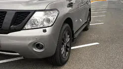 Nissan Patrol Y62 2010–2024 Boční prahy New Vision Grey (2 ks., hliník) fotografie 7