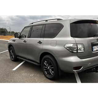 Boční prahy New Vision Grey (2 ks., hliník) Nissan Patrol Y62 2010–2024 fotografie 2