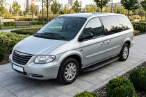 Chrysler Voyager 2001–2007 Boční prahy Bosphorus Grey (2 ks, hliník) fotografie 1