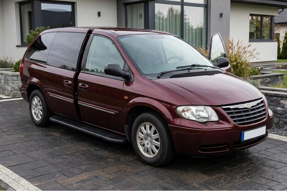 Chrysler Voyager 2001–2007 Boční prahy Bosphorus Black (2 ks, hliník) Image