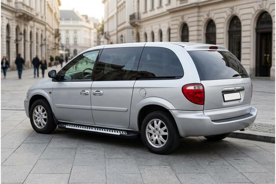 Chrysler Voyager 2001–2007 Boční nášlapy Line (2 ks, hliník) Image