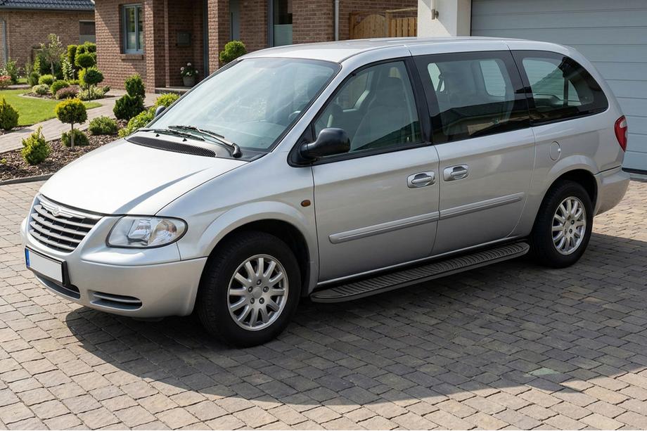Chrysler Voyager 2001–2007 Boční nášlapy Tayga Black (2 ks, hliník) Image