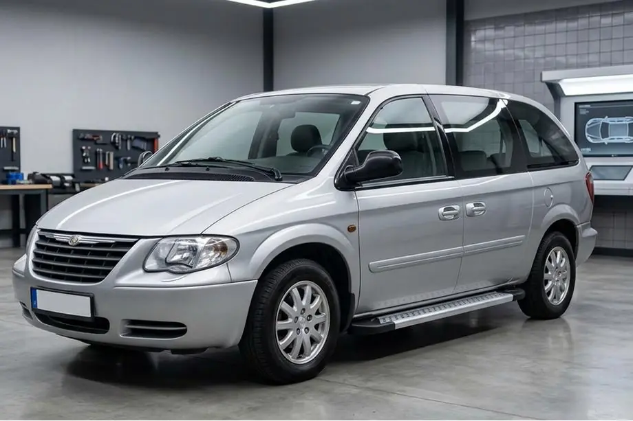 Chrysler Voyager 2001–2007 Boční prahy New Vision Grey (2 ks., hliník) Image