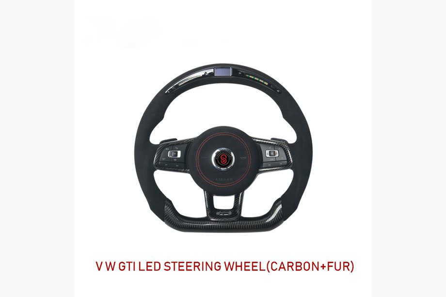 Volkswagen Golf 7/E-Golf 2012–2020 Volant (karbon + LED indikace) Fotografie 2