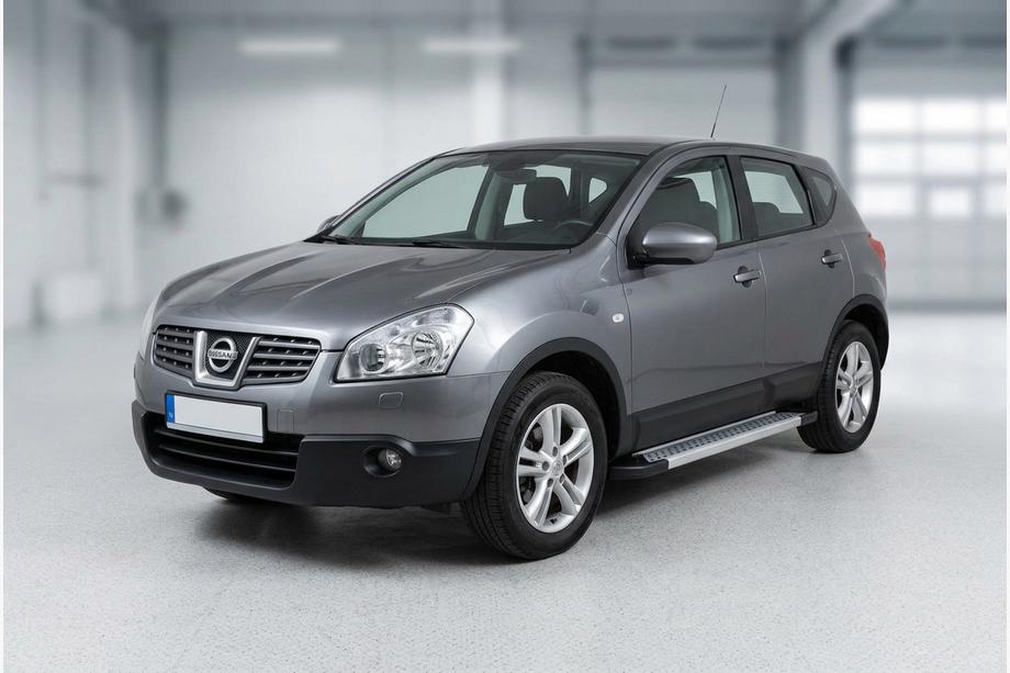 Nissan Qashqai 2007–2010 Boční prahy New Vision Grey (2 ks., hliník) Fotografie 1