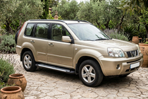 Nissan X-trail T30 2002–2007 Boční prahy Line (2 ks, hliník) fotografie 1