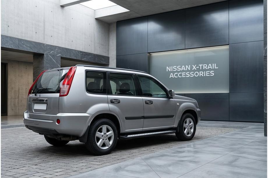 Nissan X-trail T30 2002–2007 Boční nášlapy New Vision Black (2 ks, hliník) Image
