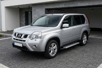 Nissan X-trail T31 2007–2014 Boční prahy New Vision Grey (2 ks., hliník) fotografie 1