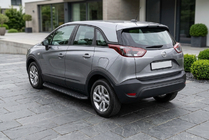Opel Crossland X 2017–2024 Boční nášlapy Tayga Black (2 ks, hliník) fotografie 1