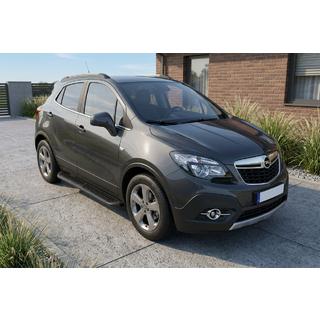 Boční nášlapy Tayga Black (2 ks, hliník) Opel Mokka 2012–2021 fotografie 1
