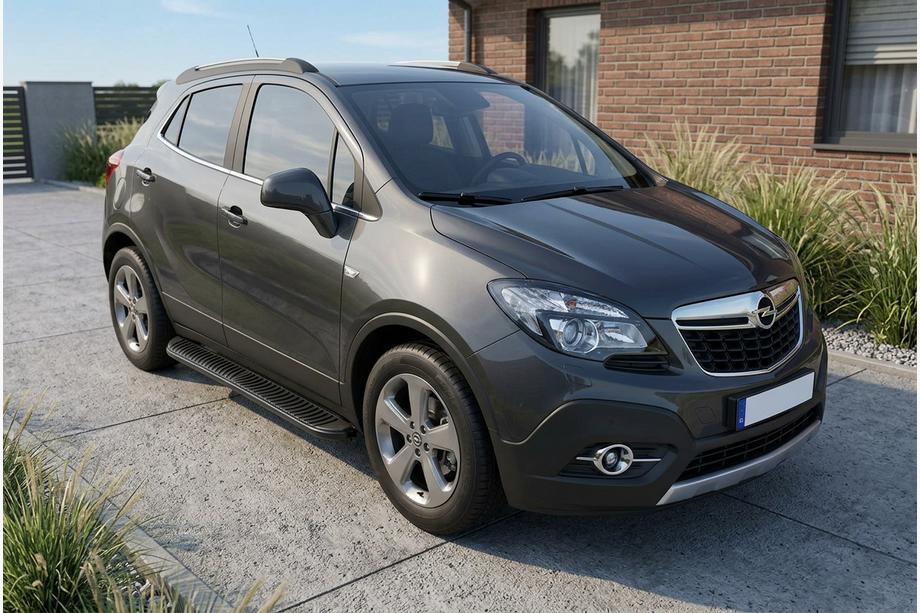 Opel Mokka 2012–2021 Boční nášlapy Tayga Black (2 ks, hliník) Image