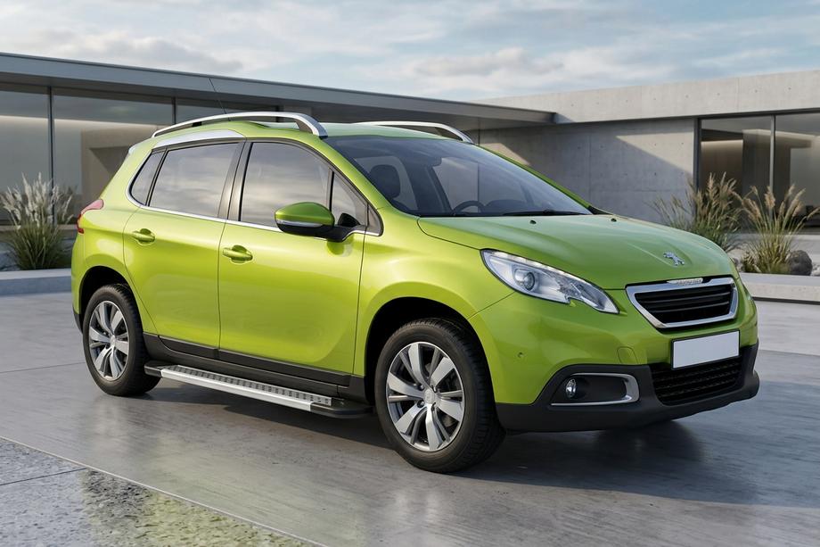 Peugeot 3008 2008–2016 Boční prahy New Vision Grey (2 ks., hliník) 2008-2014 Image