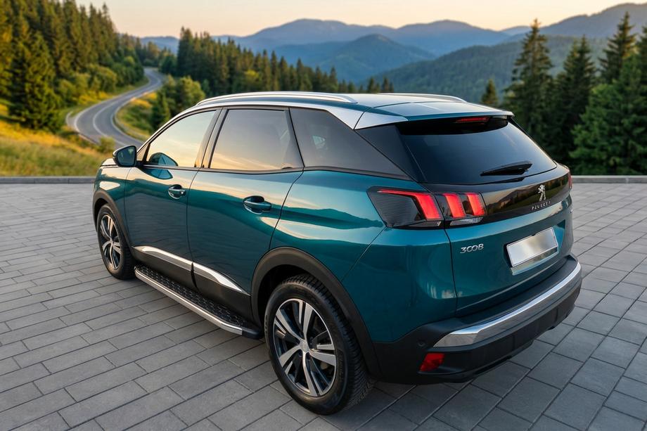 Peugeot 3008 2016–2023 Boční prahy BlackLine (2 ks, hliník) Image