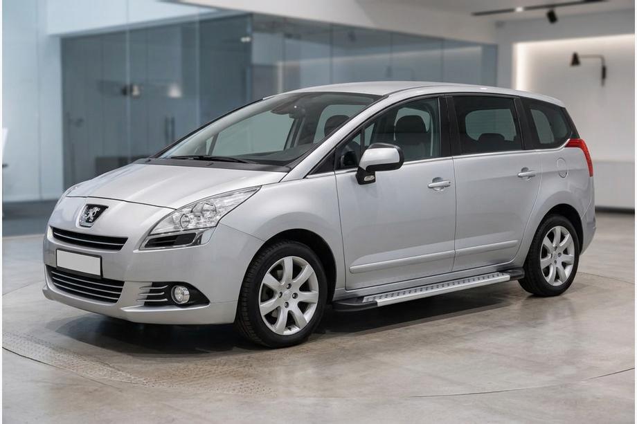 Peugeot 5008 2009–2016 Boční prahy New Vision Grey (2 ks., hliník) Fotografie 1