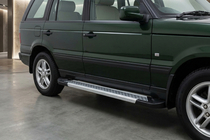 Range Rover II P38A 1997–2002 Boční prahy New Vision Grey (2 ks., hliník) fotografie 1