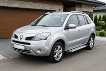 Renault Koleos 2008–2016 Boční prahy New Vision Grey (2 ks., hliník) fotografie 1