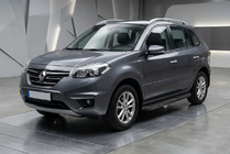 Renault Koleos 2008–2016 Boční nášlapy Tayga Black (2 ks, hliník) fotografie 1