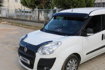 Opel Combo 2012–2018 Sluneční kšilt na čelní sklo (černý lesk, 5 mm) fotografie 12