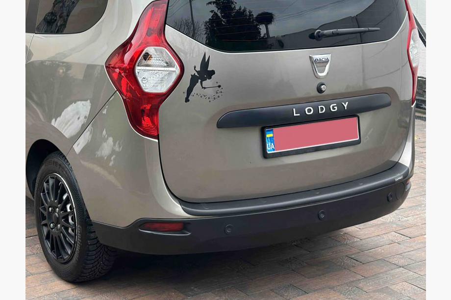 Dacia Lodgy 2012–2022 Nástavec zadního nárazníku EuroCap (ABS) Fotografie 2