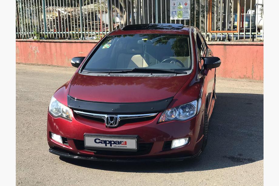 Honda Civic Sedan VIII 2006–2011 Nástavec předního nárazníku (lip, černý) Fotografie 2