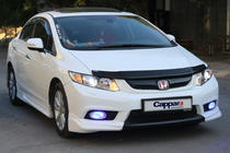 Honda Civic Sedan IX 2011–2016 Deflektor kapoty (EuroCap) fotografie 2