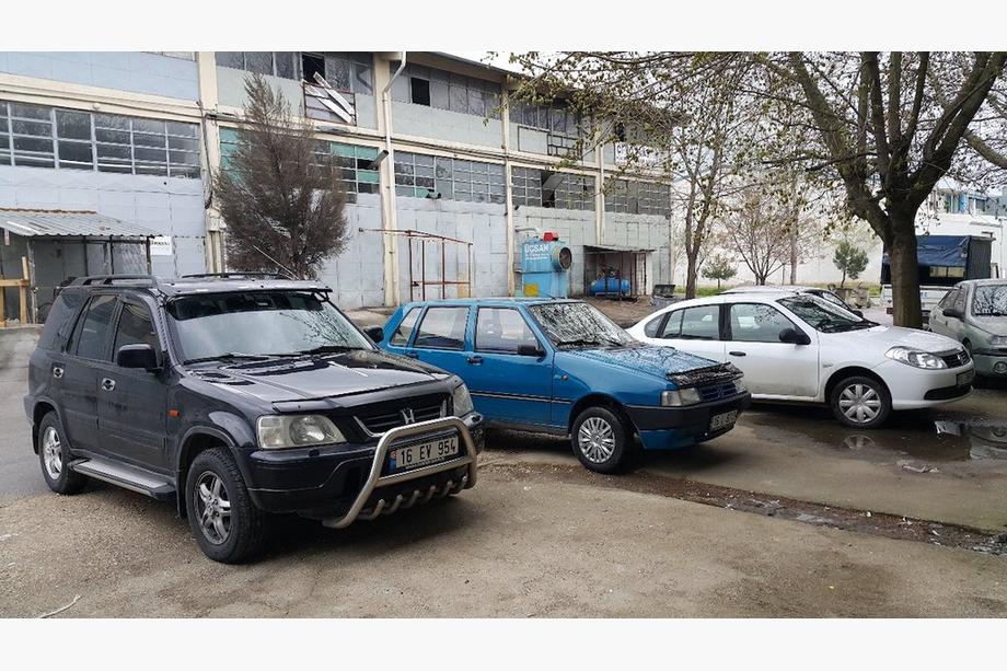 Honda CRV 1996–2001 Sluneční kšilt na čelní sklo (černý lesk, 5 mm) Fotografie 5