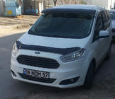 Ford Courier 2014–2023 Sluneční kšilt na čelní sklo (černý lesk, 5 mm) fotografie 2