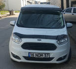 Ford Courier 2014–2023 Sluneční kšilt na čelní sklo (černý lesk, 5 mm) fotografie 3